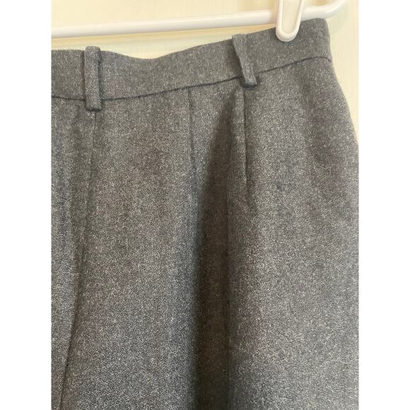 AKA Eddie Bauer charcoal wool pants Full Trouser lined vintage high waisted 14 - Picture 4 of 9